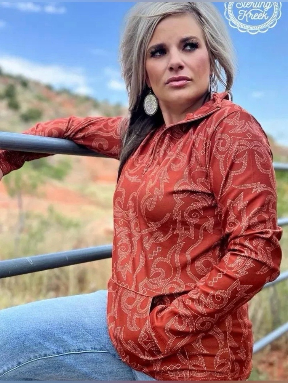 The Rustic Ranch Pullover, women's - Picture 2 of 4